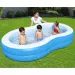 Bestway: Family Pool Lagoon Familien-Ovalpool mit zwei Ringen 262 x 157 x 46 cm