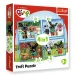 Bing und seine Freunde Glücklicher Bing 4-in-1 Puzzle-Set - Trefl