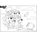 Bluey 2-in-1 60-teiliges Eco-Puzzle und Malvorlage 70x50 cm – Lisciani