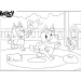 Bluey 2-in-1 60-teiliges Puzzle und Malset 50x35cm - Lisciani