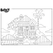 Bluey Gute-Nacht-Geschichte 2-in-1 24-teiliges Puzzle und Malbuch 35x25cm – Lisciani