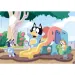 Bluey Hund rutscht 104-teiliges Supercolor Puzzle - Clementoni