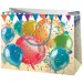 Bunte Luftballons mittelgroße exklusive Geschenktasche 18x10x23cm