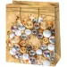 Cardex: Goldfarbene mittelgroße Geschenktasche 17x10x23cm