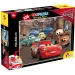 Cars 2-in-1 108-teiliges Puzzle und Malset 70x50cm - Lisciani