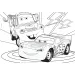 Cars 2-in-1 Maxi 2x60 Teile Puzzle und Ausmalbild 50x35 cm – Lisciani