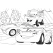 Cars 2-in-1 Maxi 2x60 Teile Puzzle und Ausmalbild 50x35 cm – Lisciani