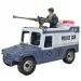 City Police: Polizeispielset mit Fahrzeugen und Polizist