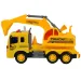 City Truck: Bagger-LKW mit Licht und Sound 1/18