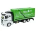 City Truck: Umwandelbarer Schwungrad-Müllwagen mit Verkehrsschildern 19cm