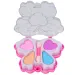 Cute Girl: Schminkset mit blumen- und schmetterlingsförmiger Schminkpalette und Zubehör