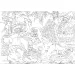 Das Dschungelbuch 2-in-1 Puzzle und Malbuch mit 108 Teilen, 50x35cm – Lisciani