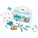 Deluxe Zahnarztkoffer-Set mit Haifisch-Motiv