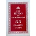 Der König der Karo-Rommé-Karten 55 Blatt - Kreuz