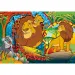 Der König der Löwen 2-in-1 Eco Maxi Puzzle mit 24 Teilen und Ausmalbild, 70x50 cm – Lisciani