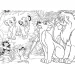 Der König der Löwen 2-in-1 Maxi Puzzle 4x48 Teile und Malbuch 35x25 cm – Lisciani