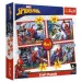 Der heldenhafte Spider-Man 4-in-1 70-54-48-35-teilige Puzzle - Trefl
