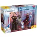 Die Eiskönigin 2 2-in-1 Puzzle und Malset mit 108 Teilen, 70x50 cm – Lisciani