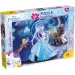 Die Eiskönigin 2-in-1 Puzzle und Malset, 24 Teile, 50x35 cm – Lisciani