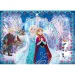 Die Eiskönigin 2-in-1 Puzzle und Malset mit 250 Teilen, 50x35cm – Lisciani