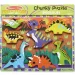 Dinosaurier leicht greifbares Holzform-Puzzle - Melissa &amp; Doug