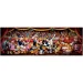Disney+ – Mickey und seine Freunde im Orchester 1000-teilige Panorama-Puzzle mit Poster - Clementoni