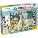 Disney 101 Dalmatiner 2-in-1 Puzzle und Malset mit 24 Teilen, 50x35cm – Lisciani