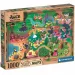 Disney: Alice im Wunderland Landkarte Puzzle 1000 Teile - Clementoni
