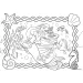 Disney Arielle 2-in-1 60-teiliges Maxi-Puzzle und Malset 70x50cm – Lisciani