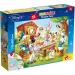Disney Donald Duck Familie 2-in-1 Maxi 35-teiliges Puzzle und Malvorlage 70x50cm – Lisciani