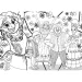 Disney Encanto 2-in-1 Maxi 4x48-teiliges Puzzle und Malset 35x25cm – Lisciani