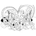 Disney Klassiker 2-in-1 Maxi 4x48-teiliges Puzzle und Malbuch 35x25cm – Lisciani
