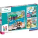 Disney+Klassische+Märchenserien+3x48+Supercolor+Puzzle+-+Clementoni