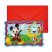 Disney+Mickey-Maus-Party-Einladung 6er-Set