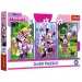 Disney: Minnie Maus und ihre Freunde 3x80 Teile Puzzle - Trefl