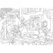 Disney Pinocchio 2-in-1 Maxi 35-teiliges Puzzle und Malvorlage 70x50cm – Lisciani