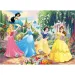 Disney Prinzessinnen – Märchenhafter Gartenzauber 2-in-1 60-teiliges Puzzle und Malvorlage 50x35cm – Lisciani