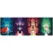 Disney+ Prinzessinnen 1000-teilige Panorama-Puzzle mit Poster - Clementoni