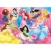 Disney Prinzessinnen 2-in-1 Maxi-Puzzle mit 2x24 Teilen und Malbuch – Lisciani