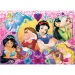 Disney Prinzessinnen 2-in-1 Maxi-Puzzle mit 2x24 Teilen und Malbuch – Lisciani