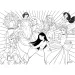 Disney Prinzessinnen 2-in-1 Maxi-Puzzle mit 2x24 Teilen und Malbuch – Lisciani
