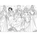 Disney Prinzessinnen 2-in-1 Maxi-Puzzle mit 60 Teilen und Ausmalbild 70x50cm – Lisciani