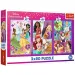 Disney+Prinzessinnen+Freunde+3x80+Teile+Puzzle+-+Trefl