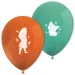 Disney+Prinzessinnen Vaiana 2 orange-türkis-grün 8-teiliges Luftballon-Set