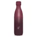 Dunkelrote doppelwandige Metallflasche 500ml
