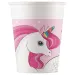 Einhorn Papierbecher 8er-Set 200ml