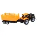 Engineering Truck: Traktor-Set mit Anhänger und Ölfässern 28cm