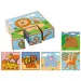 Exotische Tiere Holzpuzzle-Spiel
