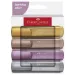 Faber-Castell: 1546 Metall 4er-Set Textmarker