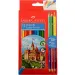 Faber-Castell: Buntstifte 12er-Set + 3 Bicolor